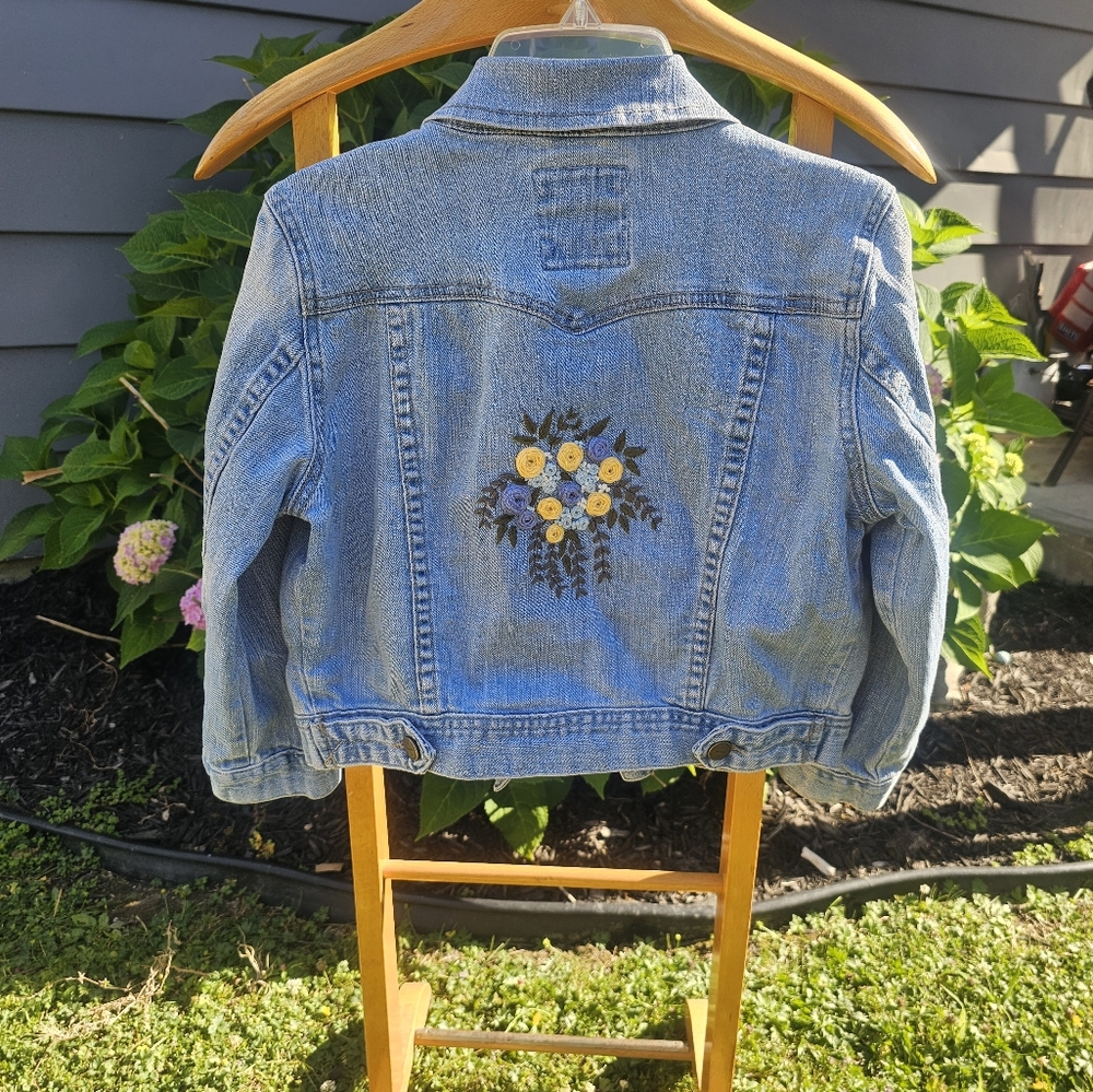 Hand Embroidered Denim Jacket